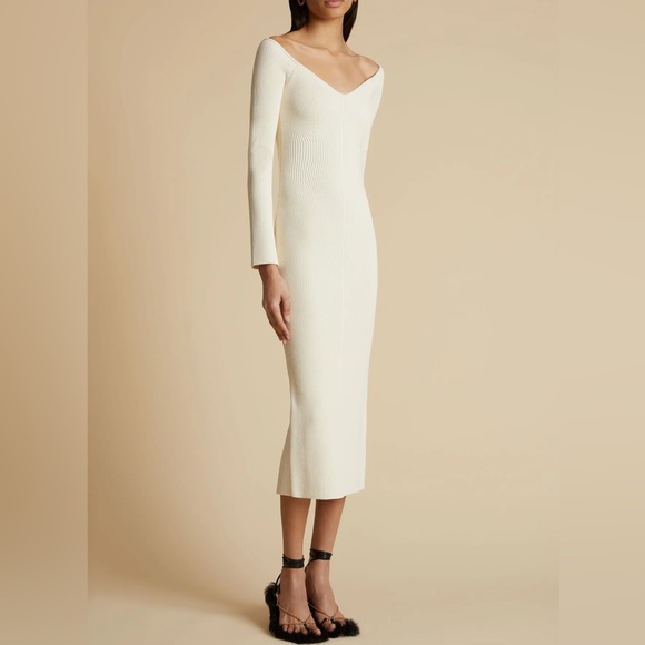 KHAITE - Pia Dress - Ivory - XS - Picture 5 of 5